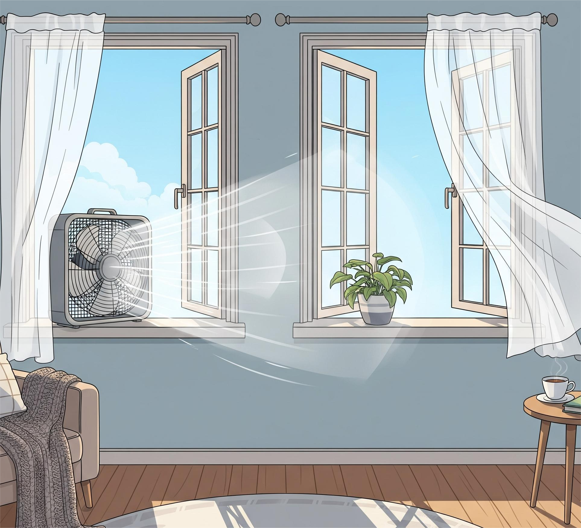 Cool room without AC - step 2